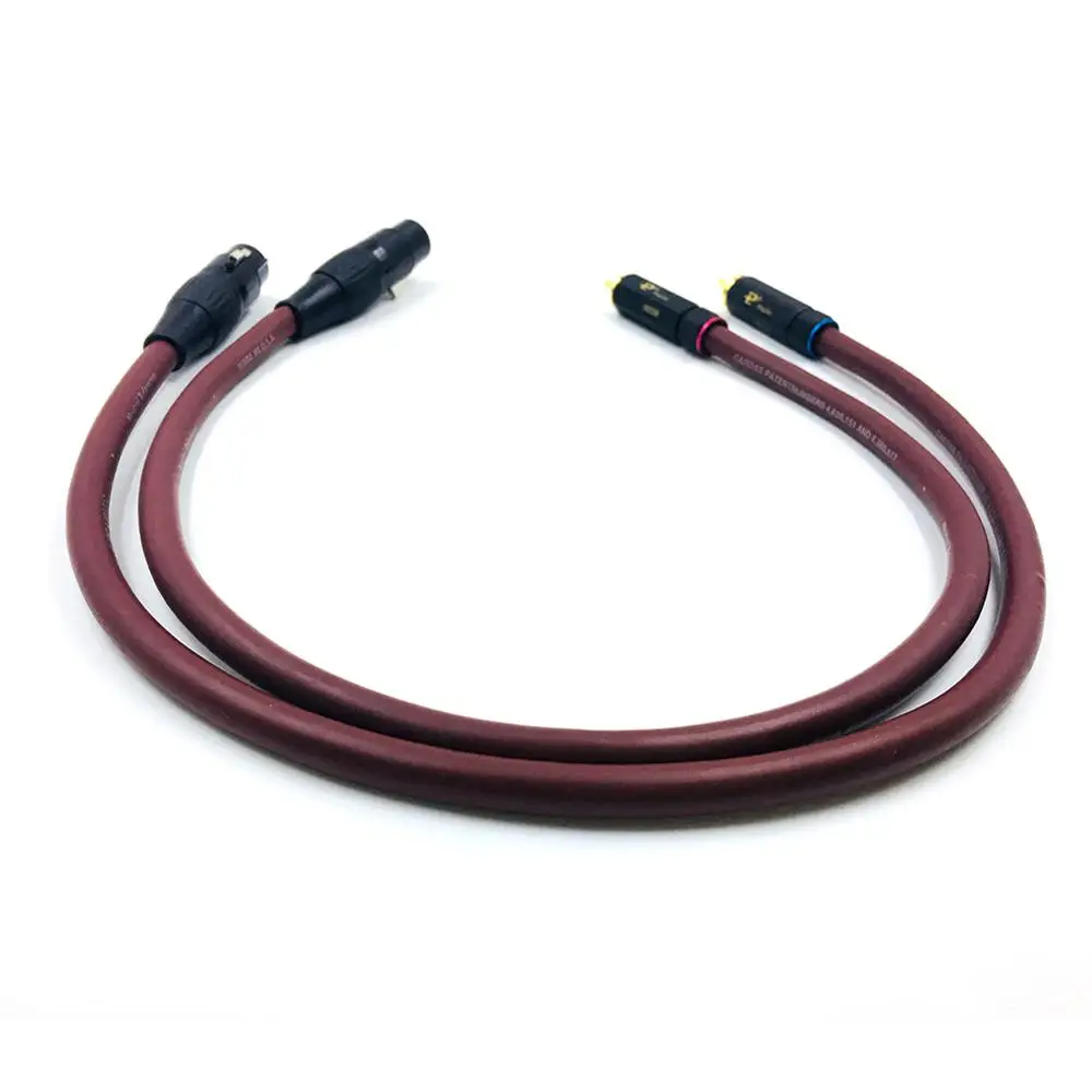 Кабель для звуковых карт 2 RCA штекер на XLR 3 Pin Женский пушечный усилитель AV кабель