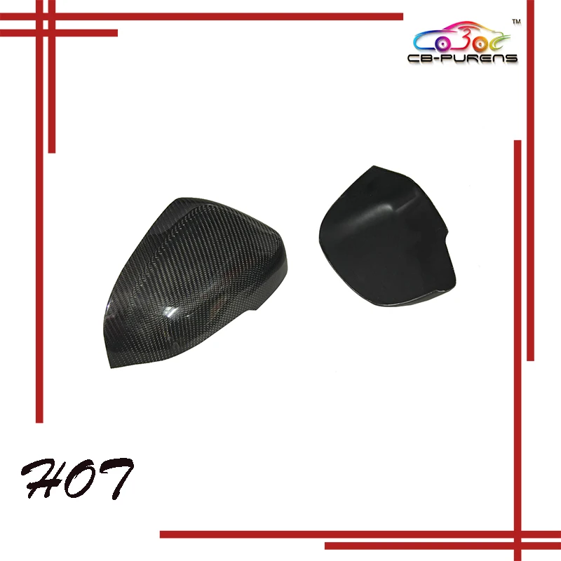 

Add On/ 1:1 Replacement Type Gloss Black Carbon Fiber RearView Mirror Cover For Volvo V40 V60 S60 11 12 13 14 15 16 17 18 19
