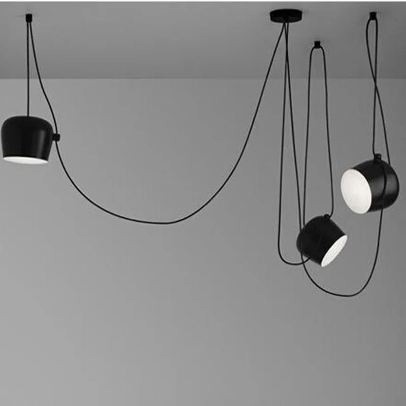 Винтажные черные подвесные светильники в стиле ретро сделай сам для столовой