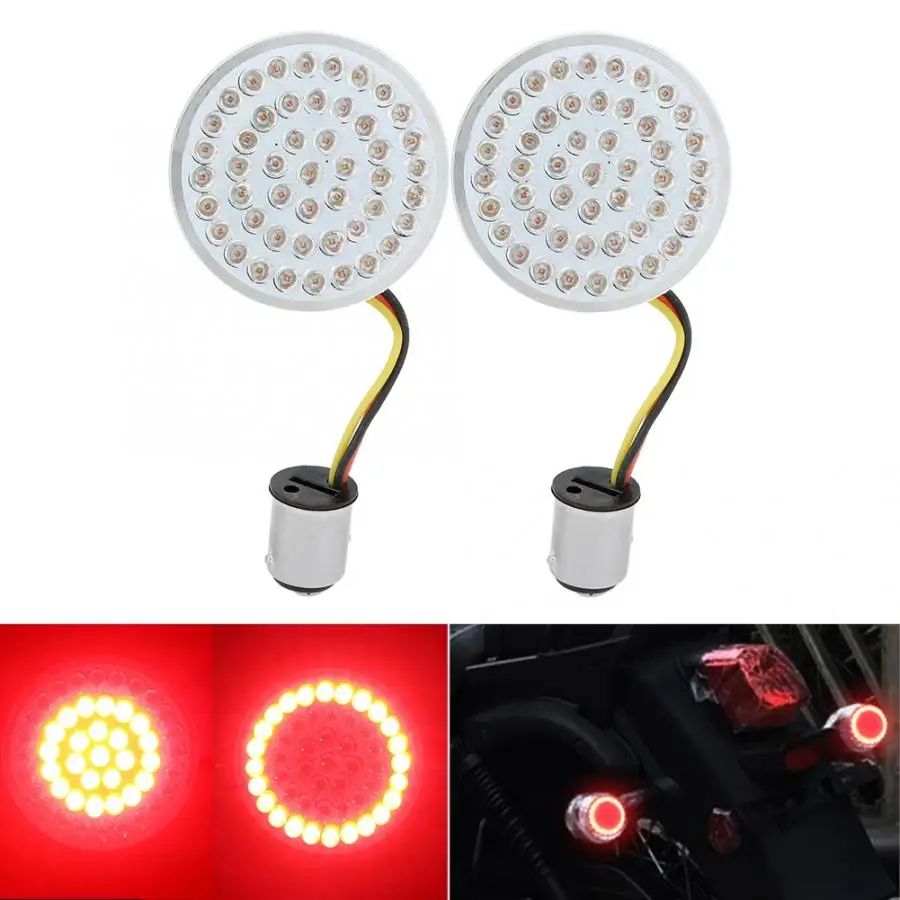 1 пара пуля стиль задний светодиодный стоп сигнал комплект сигнала поворота с 1157