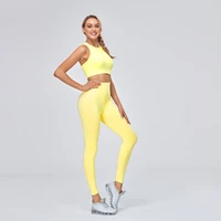 cxuey seamless yoga fitness suit woman sport outfit dry fit sports bra leggings 2 piece gym workout set women running sportswear