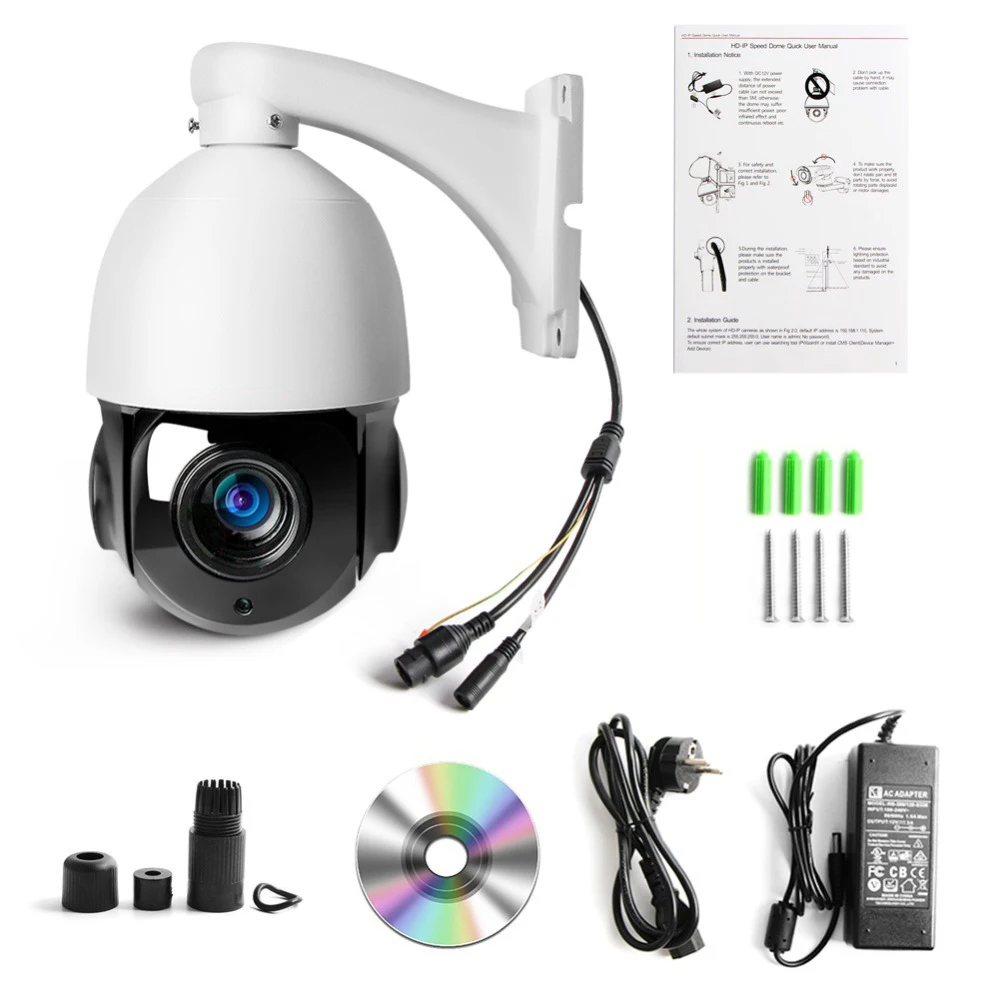 IMPORX 5.0MP PTZ IP камера наружная Водонепроницаемая HD 1944P 36X ZOOM Мини скоростная