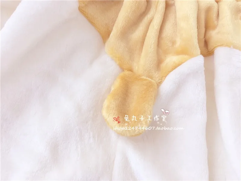 Осенне-зимние японские милые плюшевые шорты Kawaii мягкие в виде тыквы для девушек