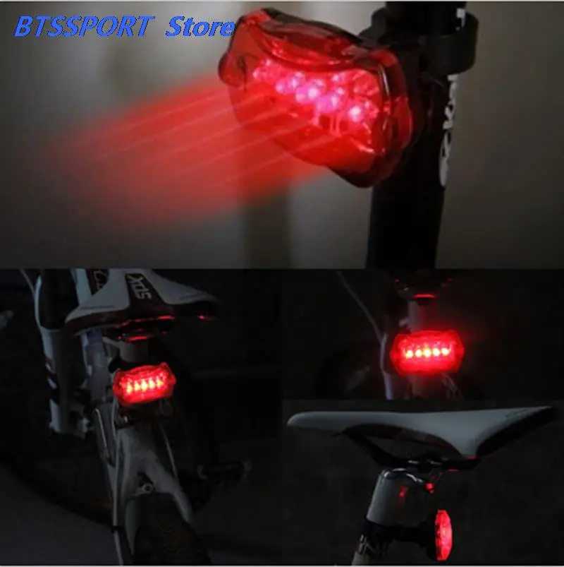 Распродажа 5 светодиодный фонарь с 3 режимами красный задний для велоспорта