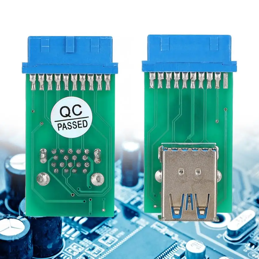 Riser Card для настольной материнской платы ASUS 19pin/20pin до 2 USB3.0 порт внешний разъем