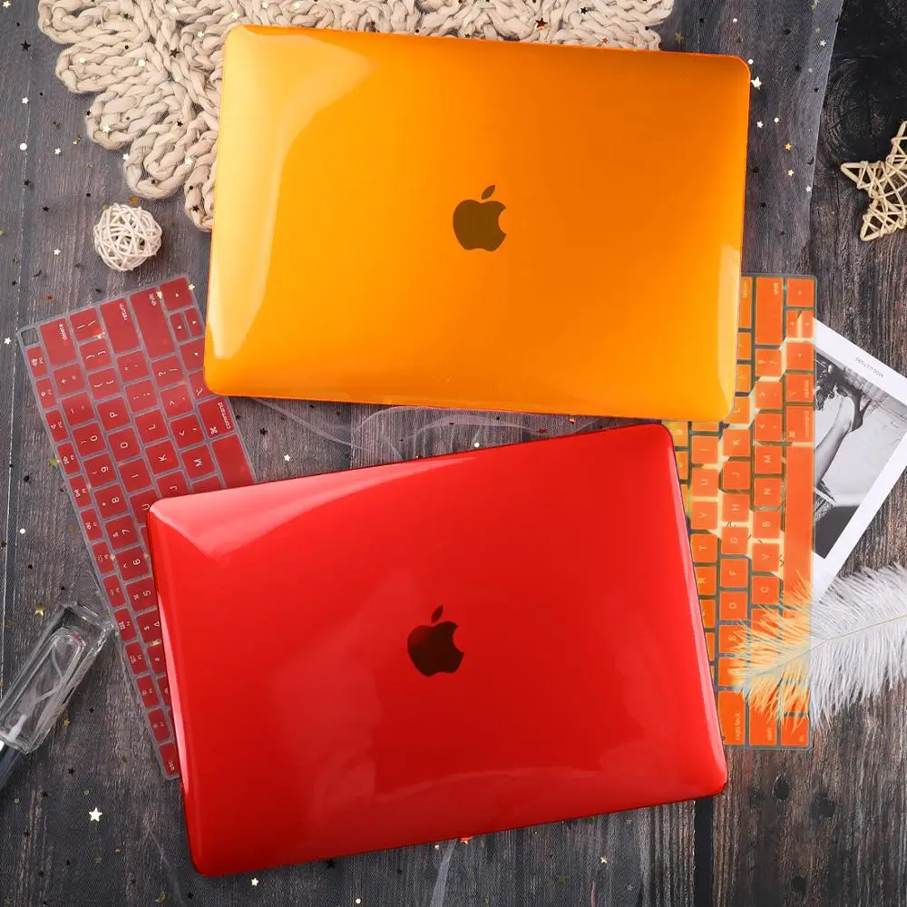 Матовый кристально прозрачный чехол для Mac book Air Pro retina 11 12 13 15 16 Touch Bar A2141 A2159 New Air 13 A1932 чехол