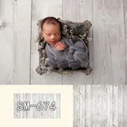 Фон для студийной фотосъемки новорожденных с резиновым основанием под винтажный деревянный пол SM-674