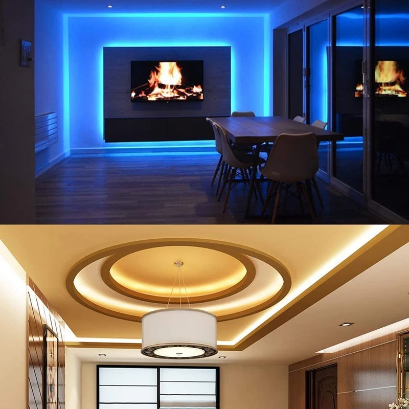 

LED Strip Lights 5M 5050 Flexible RGB with 44 Keys for Room Bar Party
