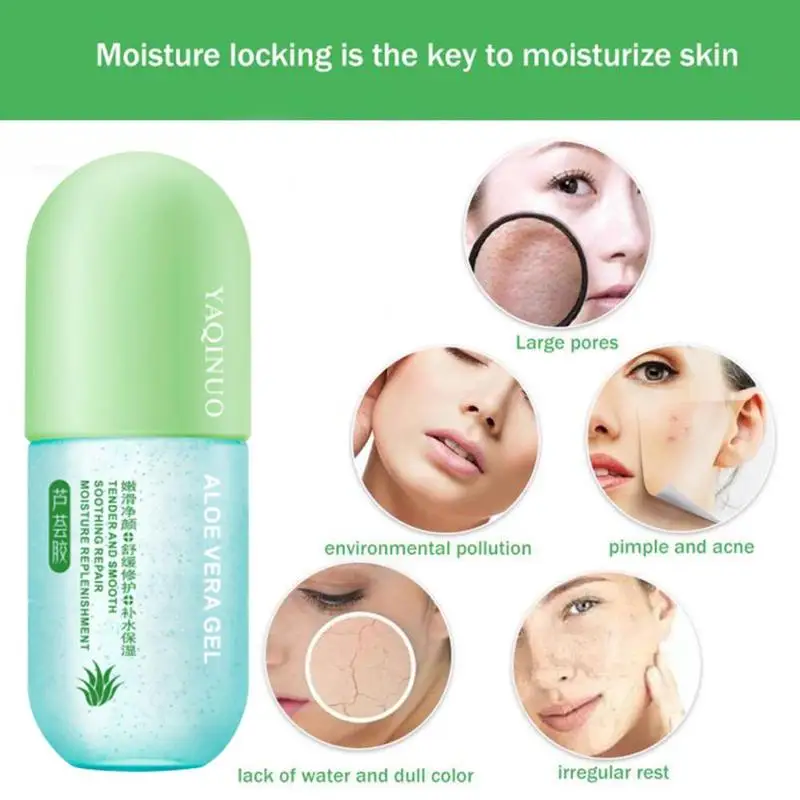 250 мл 99% Aloe успокаивающий гель с экстрактом алоэ вера для кожи ухода за кожей и