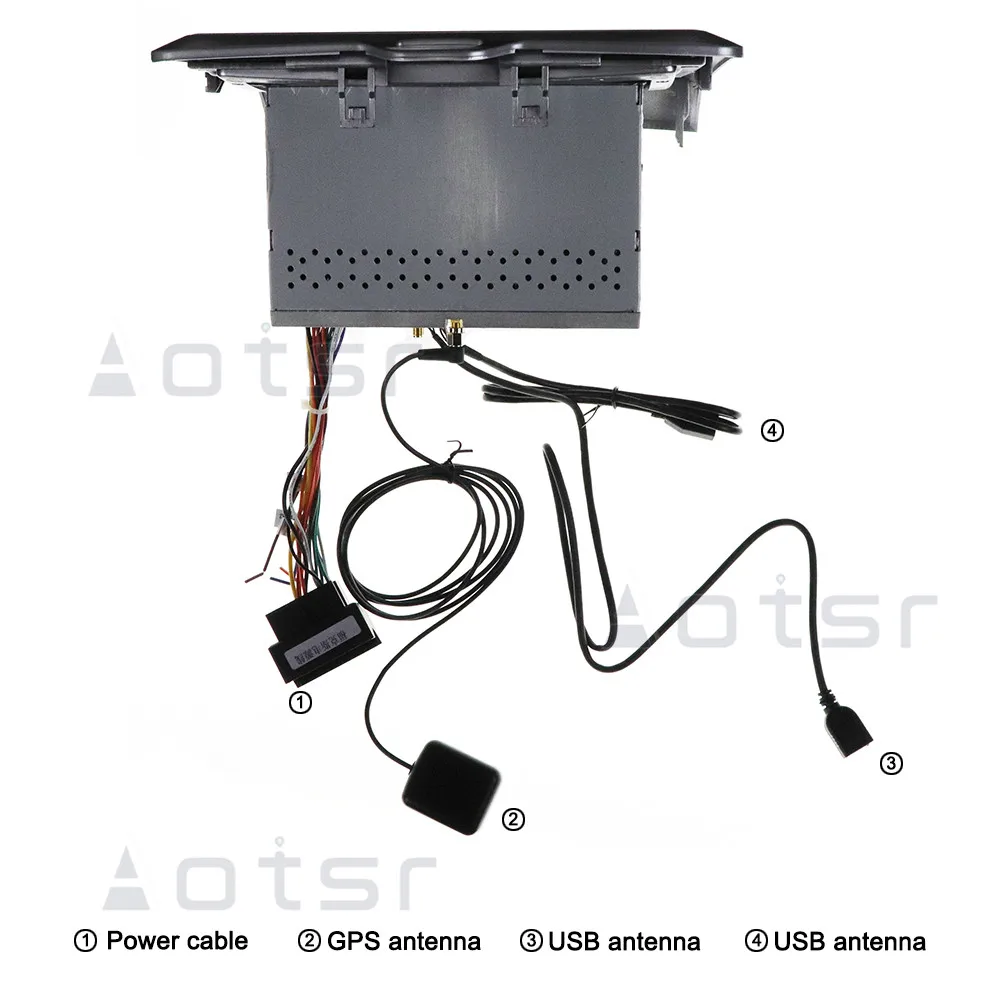 Автомобильный GPS-радиоприемник Android 10 0 стерео-навигатор для Ford Focus 2004-2011