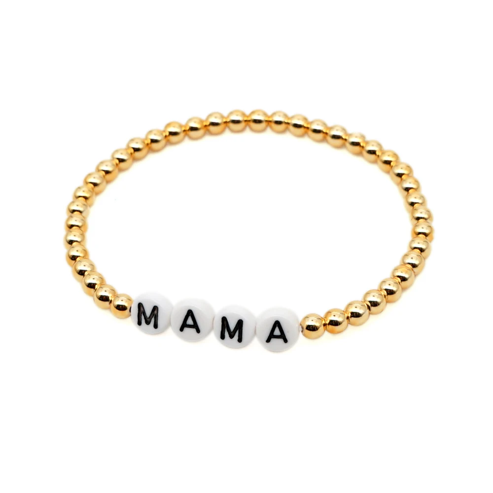 GO2BOHO женский браслет женские браслеты с надписью MAMA подарок на день матери модные