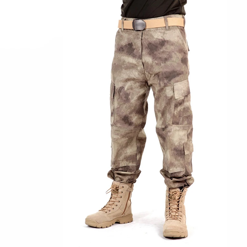 

Men Camouflage Pants Military Combat Cargo Pants Swat Outdoors Male Tactical Camo Climbing Camping Pants XS-XXL Plus Size