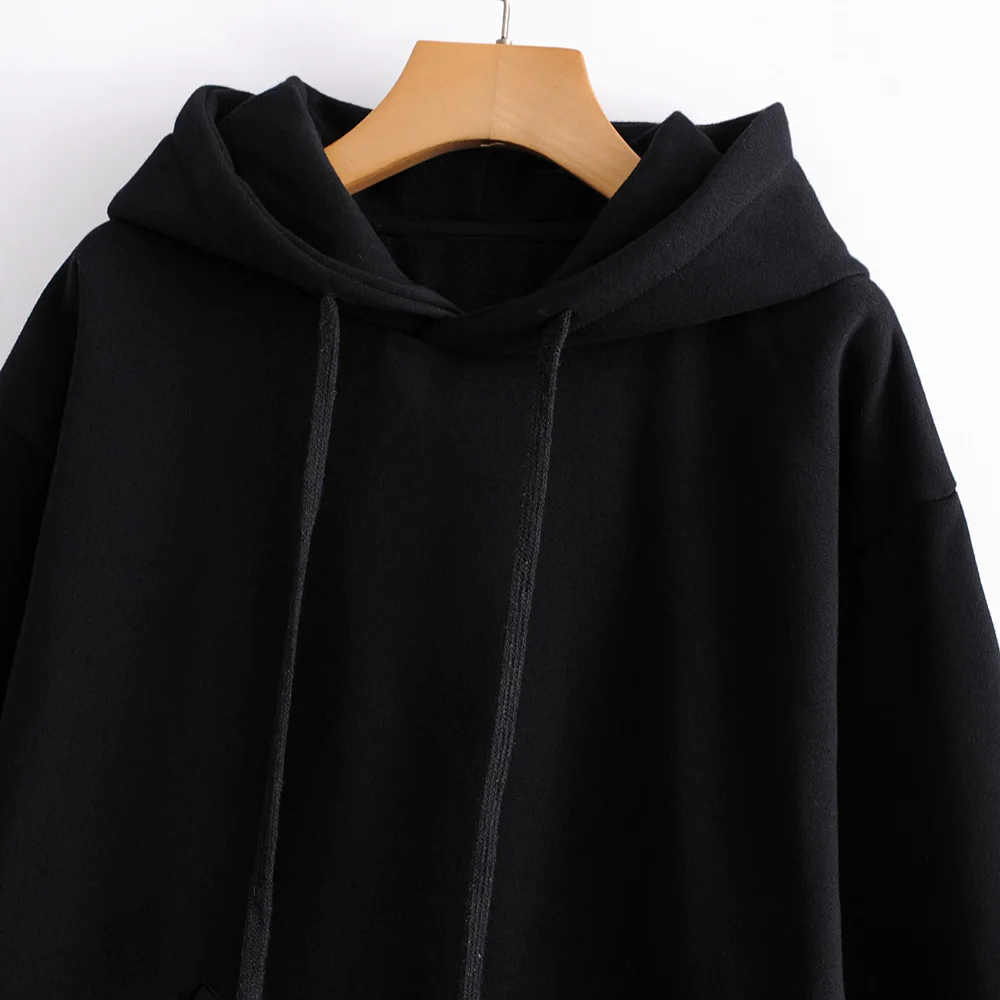 

Fall/Winter 2020 new women's lazy wind hooded wild casual loose hooded coat