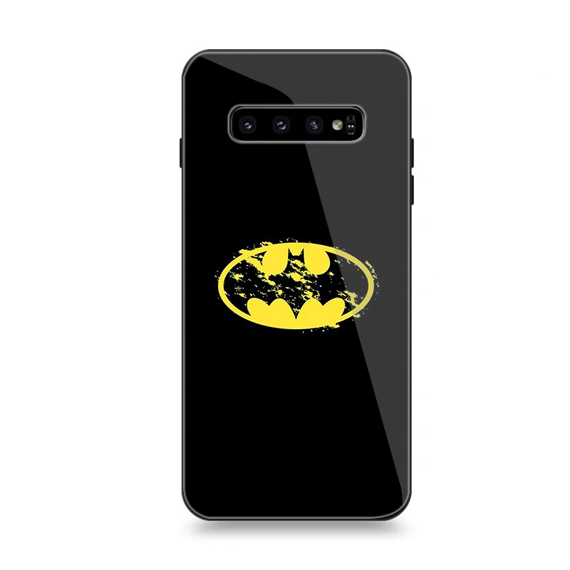 G4 Чехол для телефона Стекло для samsung A10 A20 A30 A40 A50 A60 A70 S7 край S8 S9 S10 плюс Чехол Marvel Бэтмен логотип - Цвет: G4