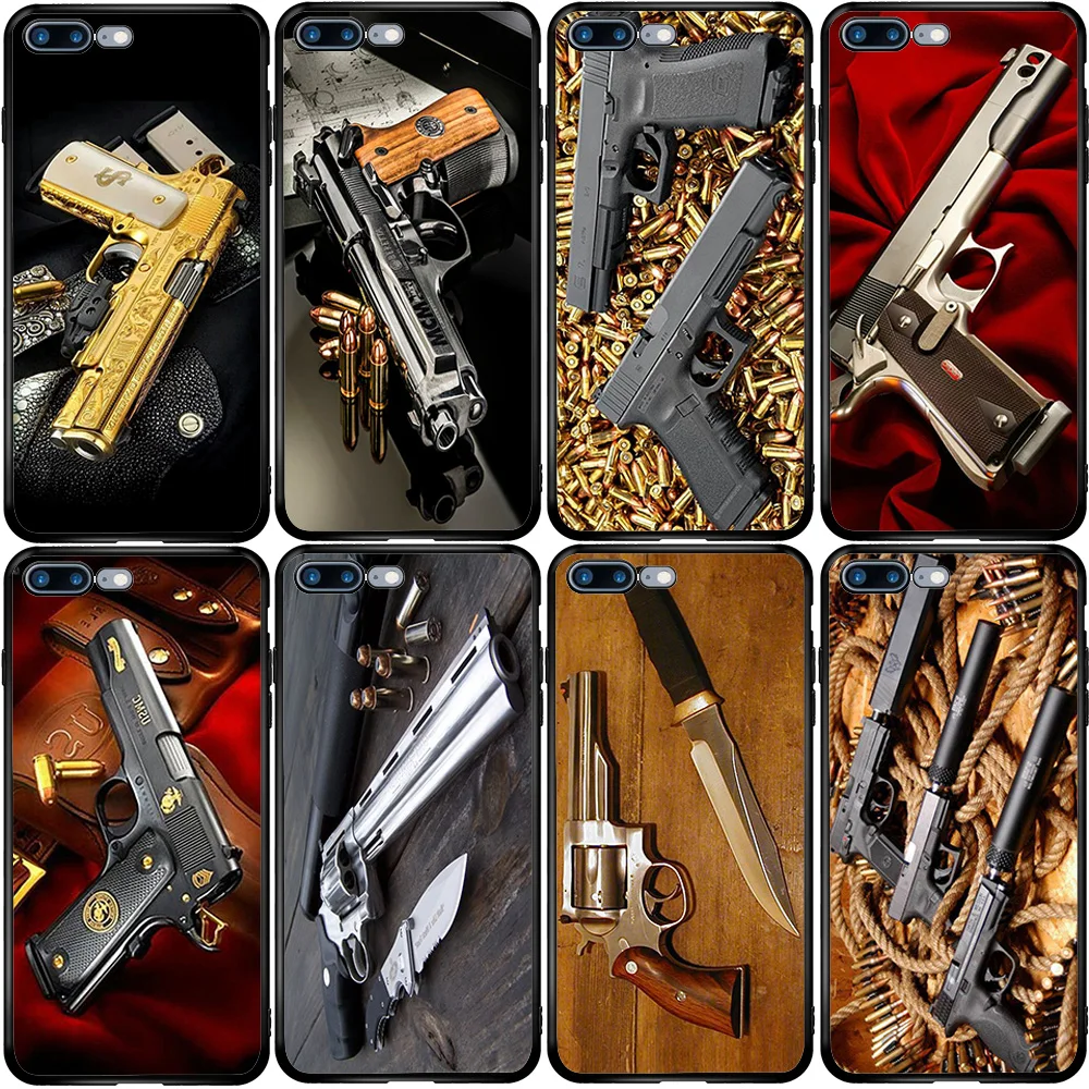Чехол для Телефона iPhone 5 5s SE 2020 6 6S 7 8 XS XR 11 12 Oneplus 3 5T 6T 7T Pro Max Plus Pistolas Glock|Бамперы| |