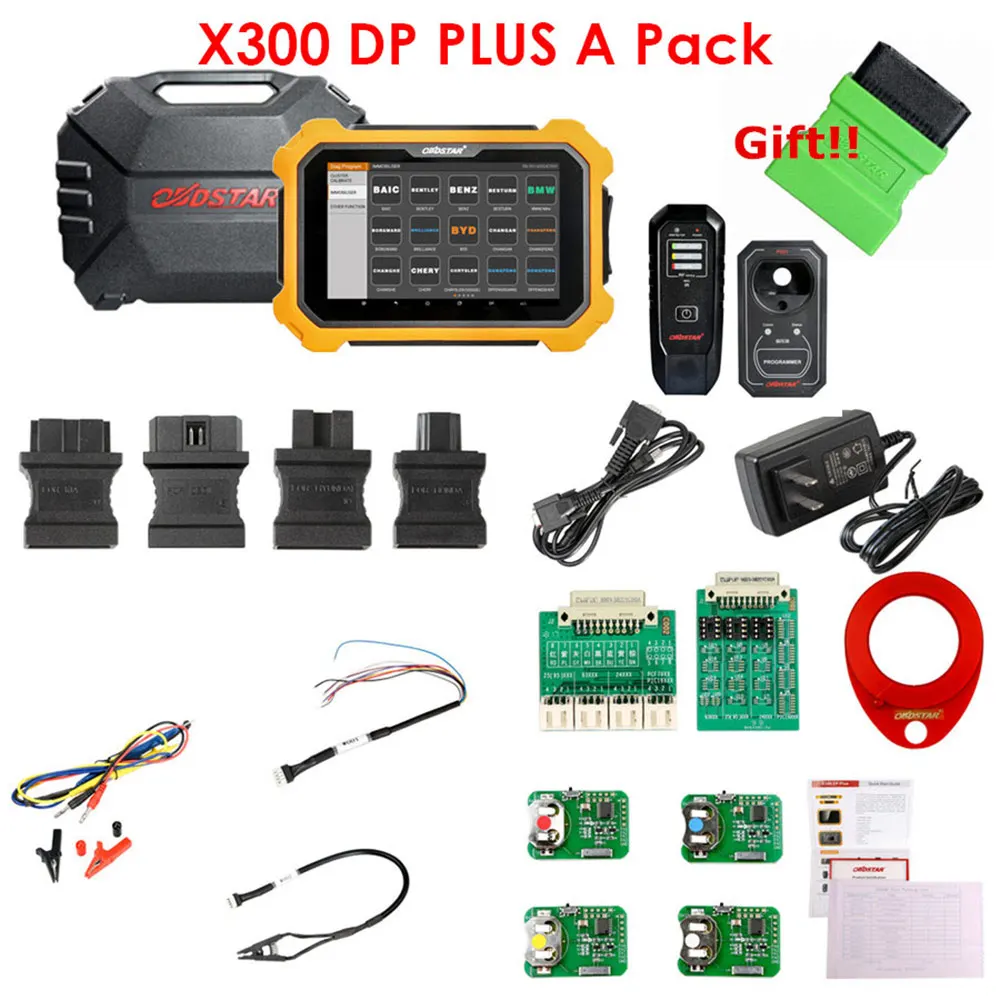 Obdstar X300 DP Plus X300DP автоматический ключ программист контактный Код коррекция одометра EEPROM для умный ключ для Тойоты с P001 программист - Цвет: X300 DP PLUS A