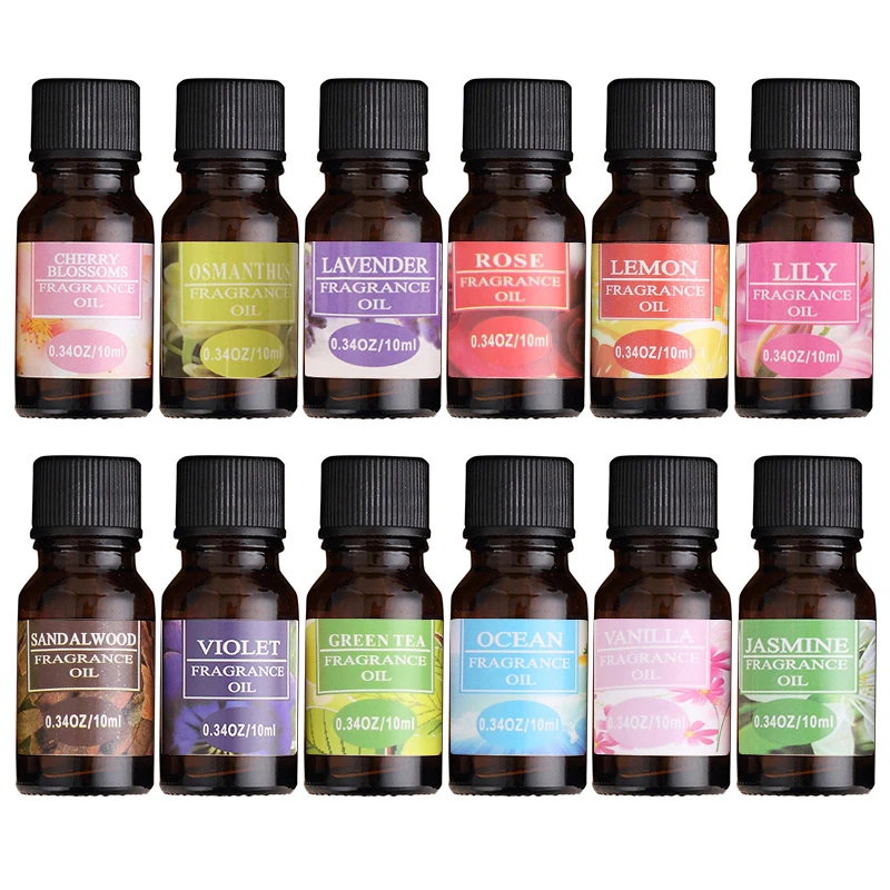 

10ML/Bottle Essential Oils for aroma diffuser air Humidifier Aromatherapy Water-soluble Oil 11 Kinds of Fragrance to choose