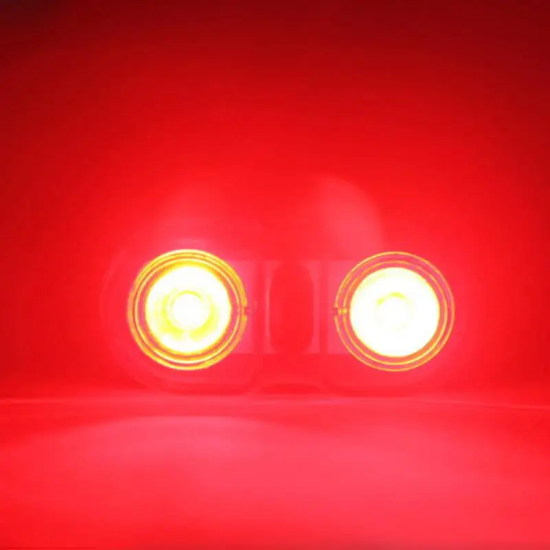 Super Bright Bicycle Tail Light Mountain Bike Night Riding Waterproof Safety Led Warning Horizontal Style Lights | Спорт и