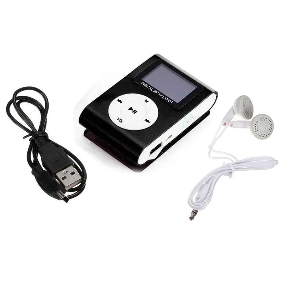 CARPRIE модный мини mp3 USB Клип MP3-плеер ЖК-экран Поддержка 32 ГБ Micro SD TF CardSlick стильный дизайн спортивный компактный