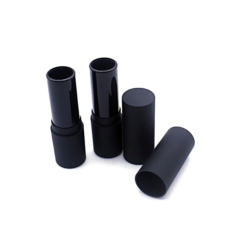 

20pcs Black Matte Plastic Lipstick Empty Tube 12.1mm Caliber Cosmetic Lip stick Packaging Container