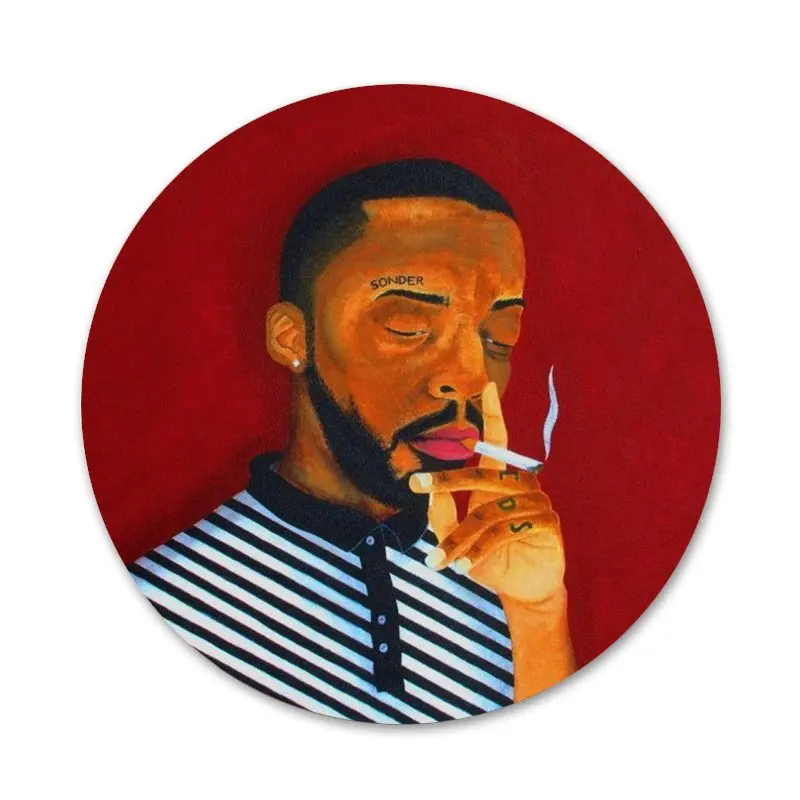 

Brent Faiyaz Badge Brooch Pin Accessories For Clothes Backpack Decoration gift
