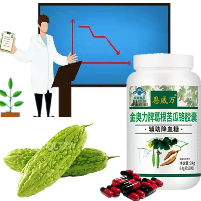 

Blood Sugar Control Organic Bitter Gourd Extract Capsules To Clear Away Heat for High Blood Sugar Pear Balm Bitter Gourd