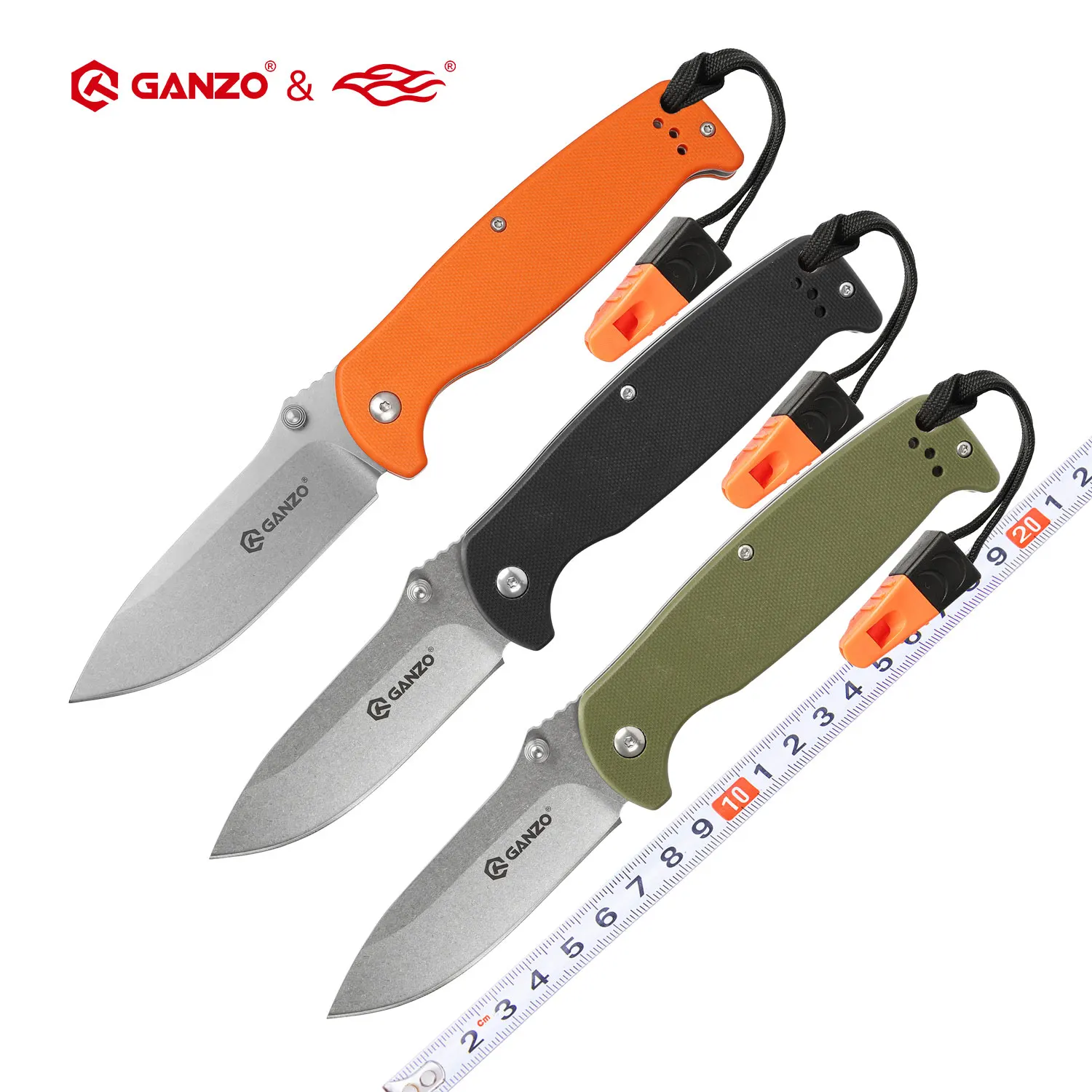 Складной нож Ganzo G7412 440C G10 или из углеродного волокна 58-60HRC карманный Мультитул для