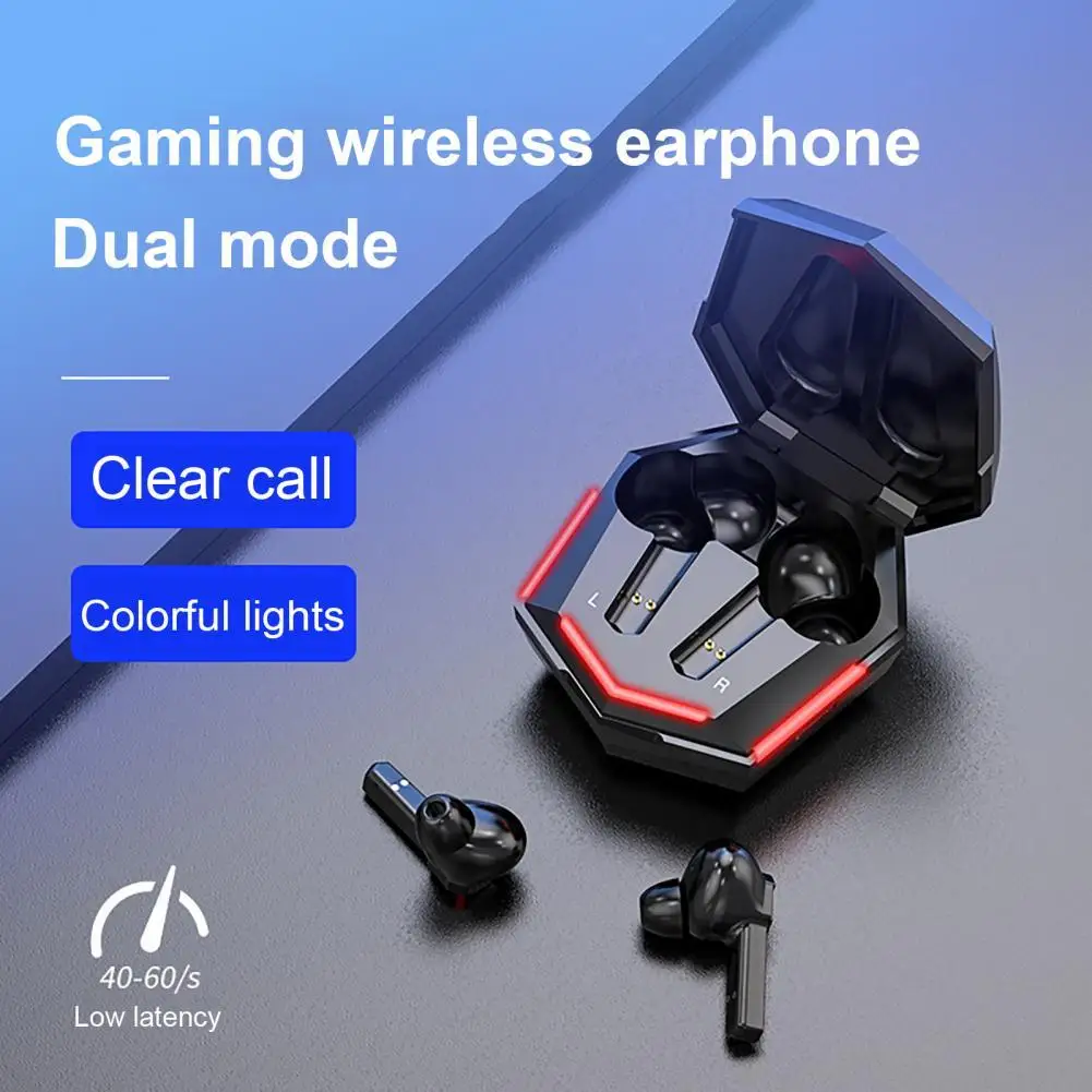 

KS06 Bluetooth-compatible Earbud High Fidelity Noise Cancelling Waterproof TWS Stereo Gaming Earphone for Calling