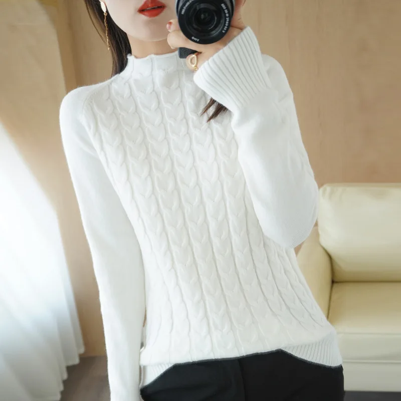 

Sweater Women Office Vintage Pullover With Sweater Women V Neck Sweater Female Black