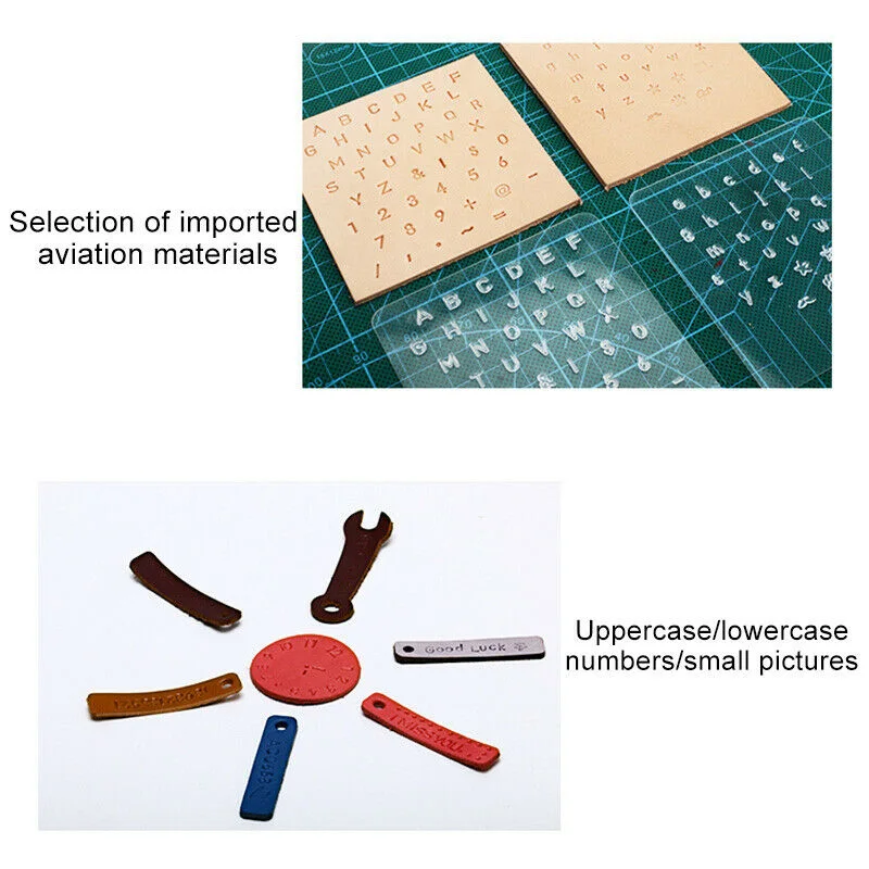 Вырезка кожа печать буквы Алфавит Номер логотип штамп ручной работы Запчасти для