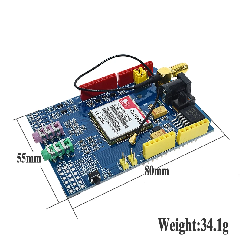 WAVGAT SIM900 850/900/1800/1900 МГц GPRS/GSM модуль макетной платы комплект для Arduino