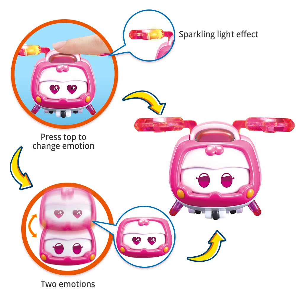 Супер Крылья супер питомцы кнопка для смены выражений с подсветкой мини