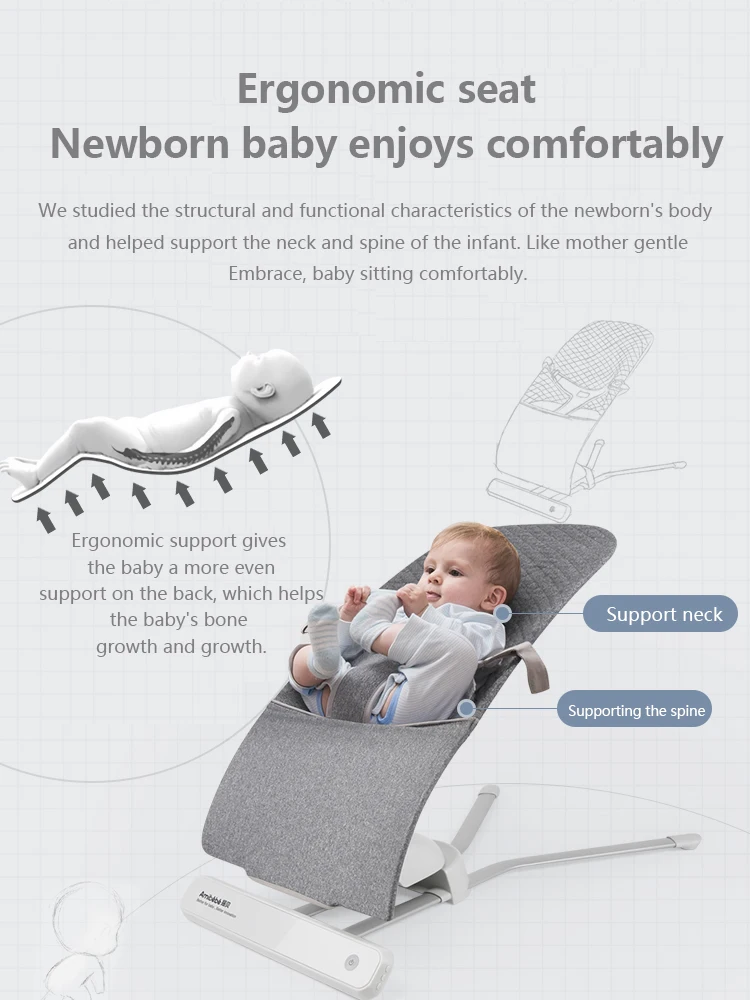 Детское кресло качалка для детей 0 36 месяцев цвет в ассортименте|Колыбель| |