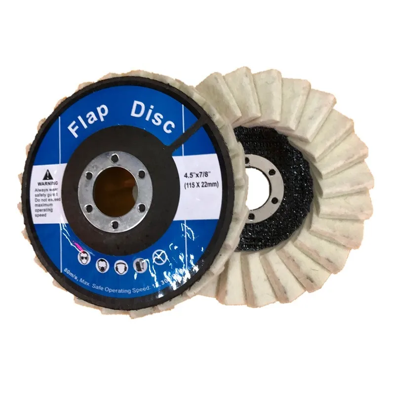 

5 Inch 125mm Round Felt Polishing Machine Pad Angle Grinder Buffing Wheels Polishing Disc For Polishing Stainless Steel, Copper