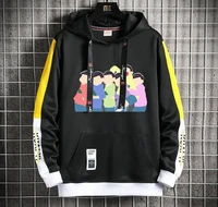 anime asson hoodie teenagers popular harajuku hoodeds pullover streetwear casual fake two piece jacket coat