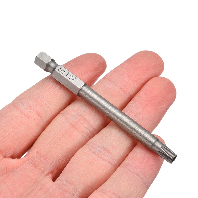 Набор насадок для отвертки S2 с шестигранной головкой из стали 11 шт./компл. 75 мм |