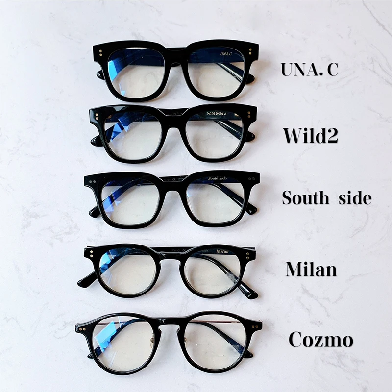 

Gentle glasses Korean brand design optical lens resin lens sheet frame woman men glasses frame With original boxs