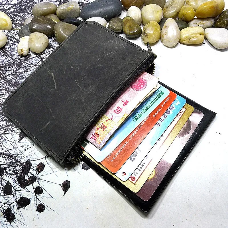 Blongk тонкий Молнии Поясная Сумка Кожаная Мини поясная сумка для водительского