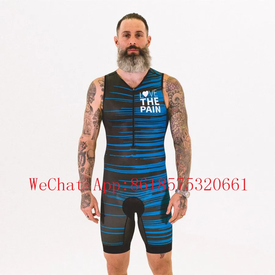 Love the pain мужской костюм для велоспорта triatlon ropa ciclismo uniforme bicicleta триатлон бега speedsuit