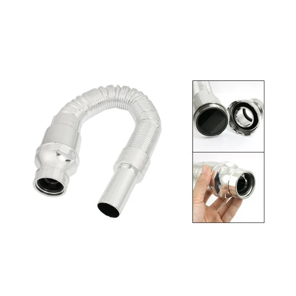 

Kitchen plastic Flexible Retractable Sink Basin Water Drain Pipe 22.8"