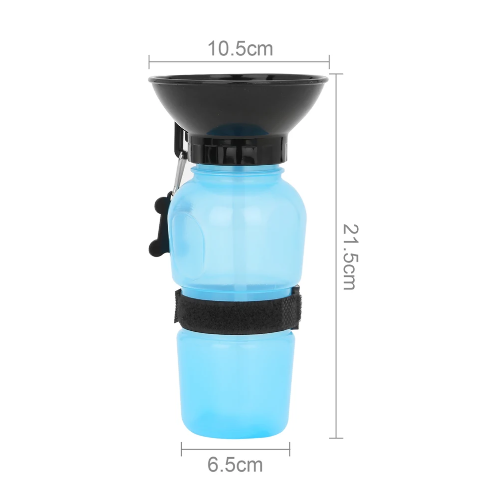 

500ml Pet Dog Squeeze Water Bottle Drinking Cat Feeding Bowl Outdoor Travel Portable Pet Supplies Feed Bowl Jug Cup Dispenser