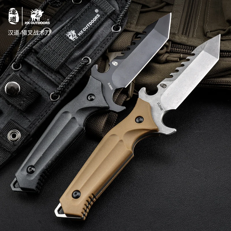 Охотничий нож Hx Outdoors 440c ручка из нейлонового стекловолокна тактические ножи