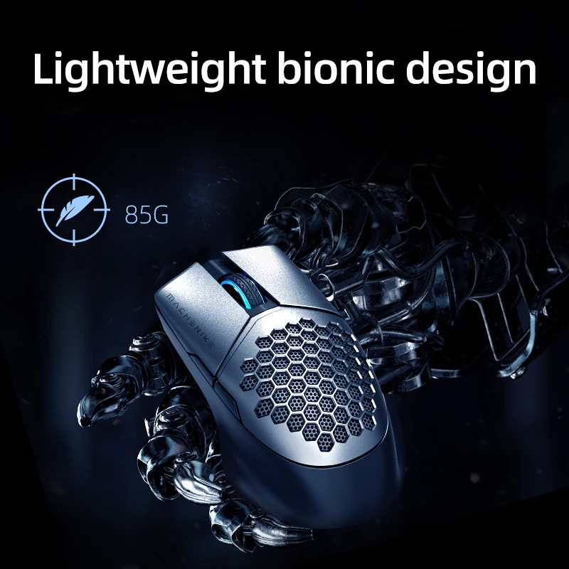 Игровая мышь Machenike M8 PMW3335 2 4G беспроводная 16000DPI регулируемая Devil fish дизайн 85g