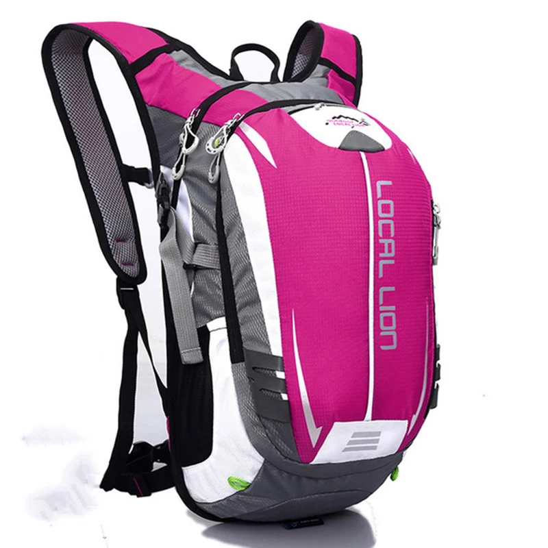 Рюкзак для верховой езды MTB для активного отдыха 18L дышащий рюкзак для верховой езды для езды на велосипеде сумка для велоспорта+ сумка для воды - Цвет: Синий