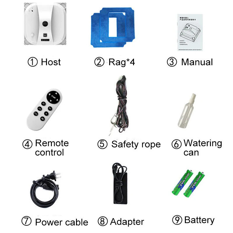 

Home Window Cleaning Robot Automatically Detects Edge Smart Route Planning Window Glass Robot Vacuum Cleaner
