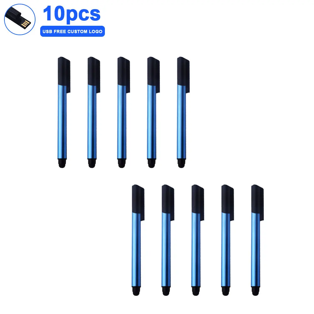 Высокая скорость 10 шт./лот Бесплатная ручка с логотипом usb 2 0 флеш-накопитель 32 Гб