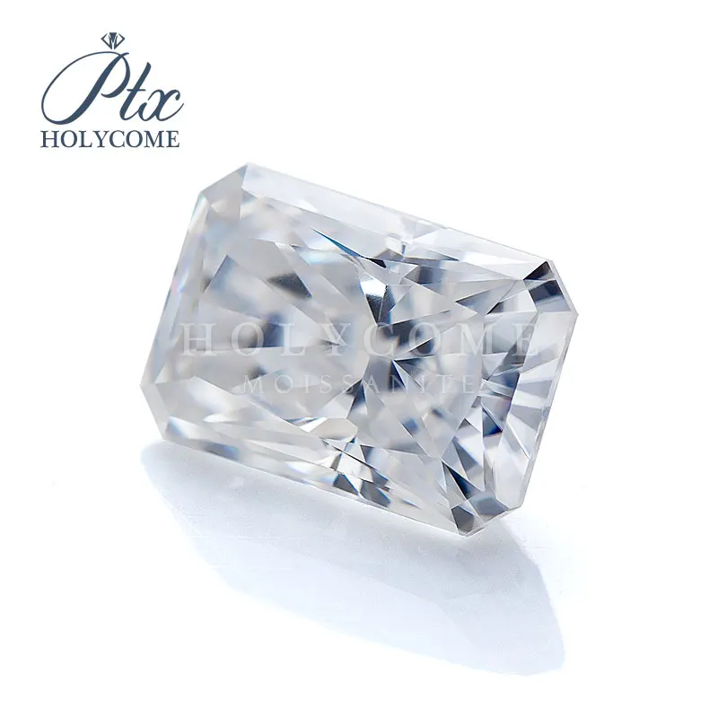 

The supplyment of ice crushed cut radiant 8*10mm change to 10*12mm ice crushed cut radiant moissanite