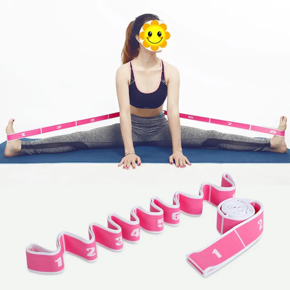 

Yoga Pull Strap Latin Dance Stretching Band Lengthened Multifunctional Dance Workout Fitness Gym Equipment Elastic Yoga Band