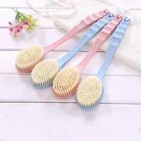 long handled bath shower body massage brush back spa brush scrubber skin cleaning brushes for bathroom accessories clean tools