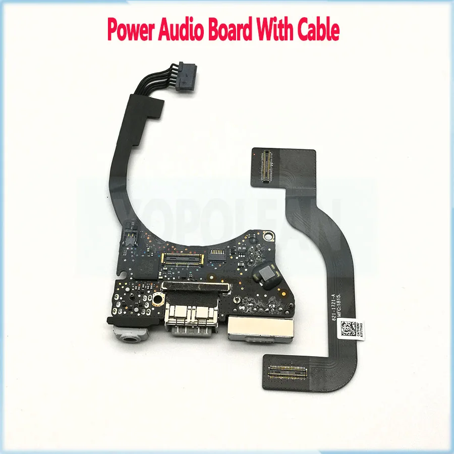 Оригинальная аудиоплата USB I/O разъем питания постоянного тока с кабелем 820 3453 A для